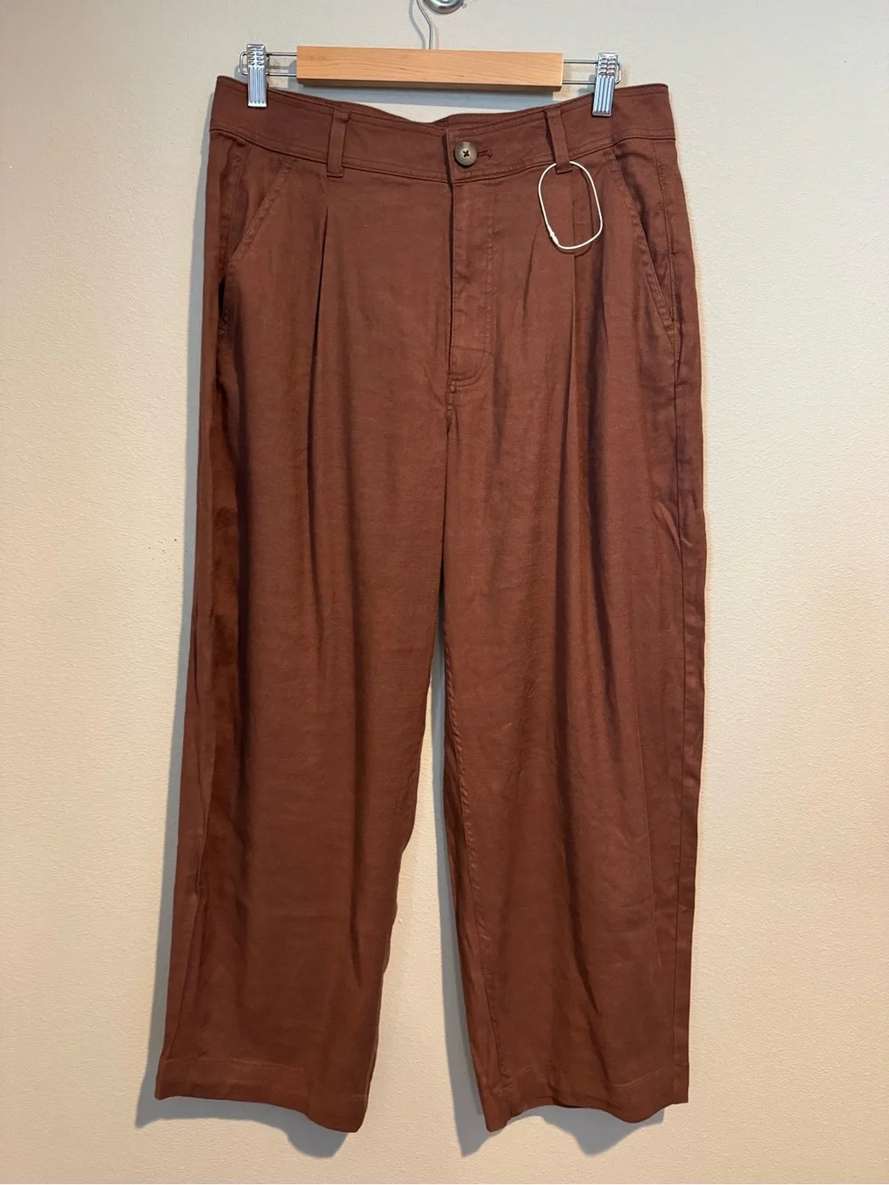 Everlane The Everything Pant in Stretch Linen Cedarwood